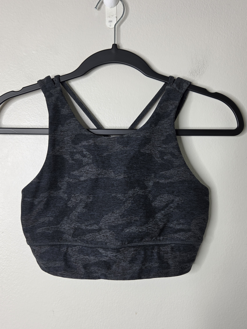 Vuori S Elevation Gray Camp Unpadded Yoga Run Sportsbra
